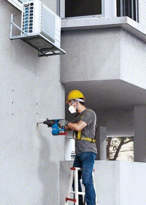 BOSCH Młot udarowo obrotowy - akumulatorowy SDS+ GBH 187-LI 0*AH