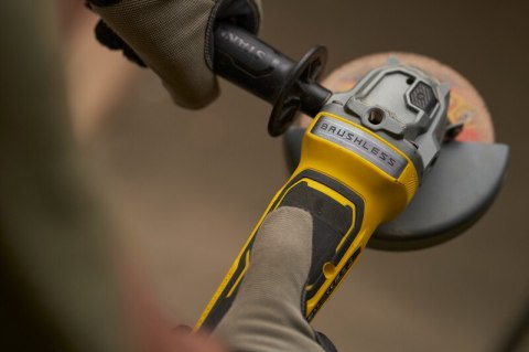STANLEY Szlifierka kątora akumulatorowa 125MM V20 18V 0*AH