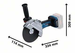 BOSCH Szlifierka kątora akumulatorowa 180MM GWS 18V-180 PC 0*AH
