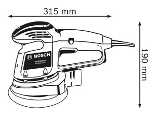 BOSCH Szlifierka mimośrodowa GEX AC 34-150 340W 150MM