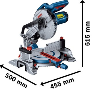 BOSCH ukośnica 1300W GCM 216 WSKAŹNIK laserowy