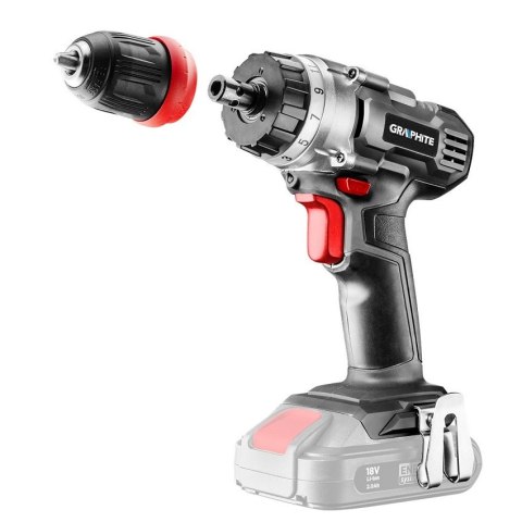 GRAPHITE Wiertatko-Wkrętarka akumulatorowa ENERGY+18V LI-ION