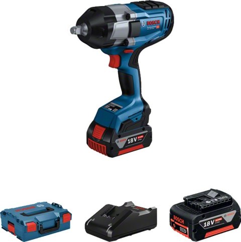 BOSCH Klucz udarowy Akumulatorowy 1/2' GDS 18V-1000 2*5.0AH