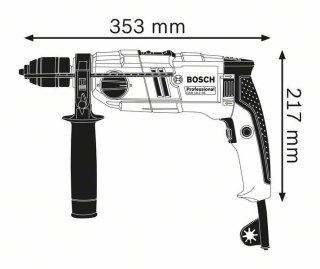 BOSCH Wiertarka udarowa GSB 18-2RE 800W - ZUW