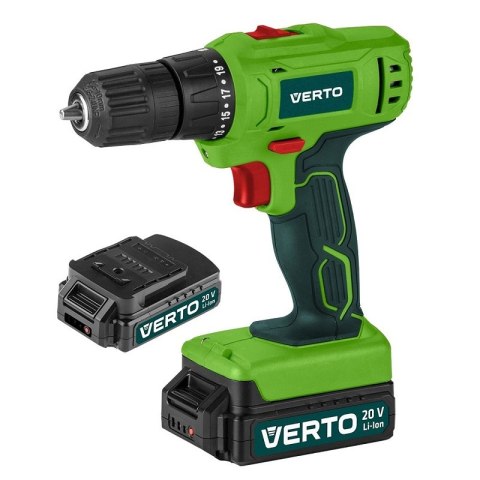 VERTO Wiertarko - Wkrętarka 2*20V LI-ION 1.5 AH WALIZKA