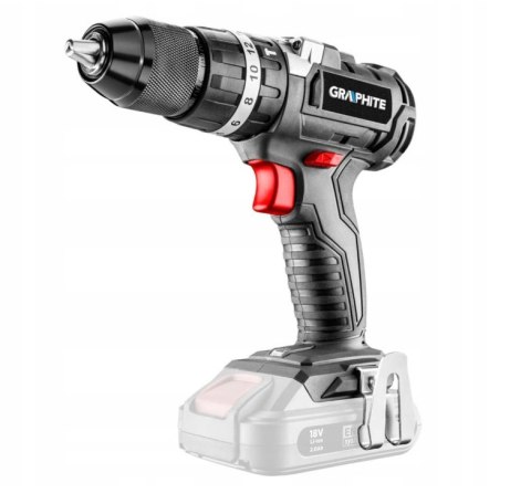 GRAPHITE Wiertarko-Wkrętarka akumulatorowa BEZSZCZ Z UDAREM ENERGY+18V BEZ.AKU