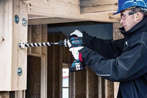 BOSCH Wiertarko-Wkrętarka akumulatorowa udarowa GSB 18V-110 C L-BOXX 0*AH