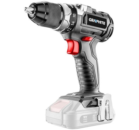 GRAPHITE Wiertatko-Wkrętarka akumulatorowa bezszczotkowa ENERGY+18V BEZ.AKU
