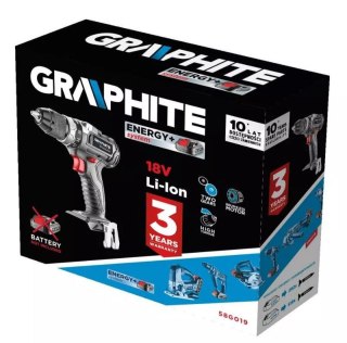 GRAPHITE Wiertatko-Wkrętarka akumulatorowa bezszczotkowa ENERGY+18V BEZ.AKU