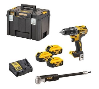 DEWALT Wiertatko-Wkrętarka akumulatorowa BL 18V 3*5.0AH + ACC