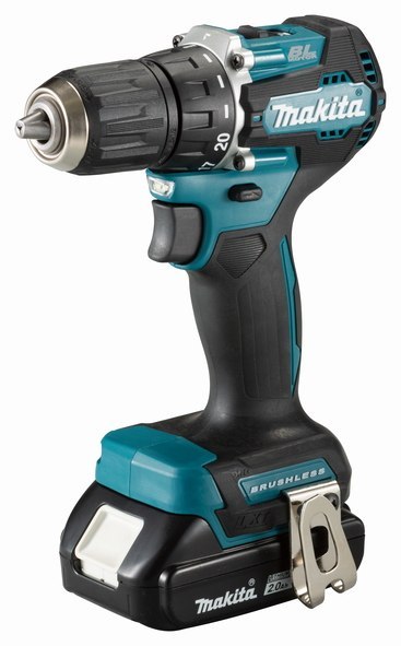 MAKITA Wiertatko-Wkrętarka akumulatorowa BLDC 18V 2*2.0AH