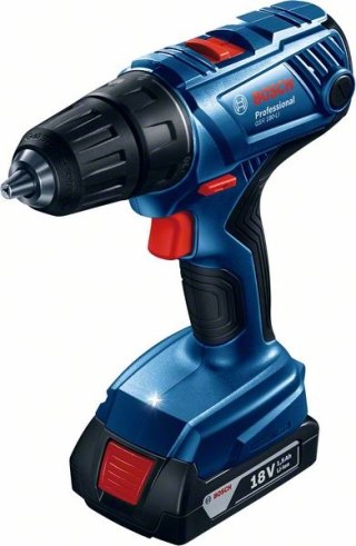 BOSCH Wiertatko-Wkrętarka akumulatorowa GSR 180-LI 2*2.0AH+BITY