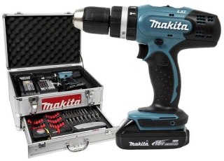 MAKITA Wiertatko-Wkrętarka akumulatorowa udarowa 18V 2*1.5AH LI 2-B