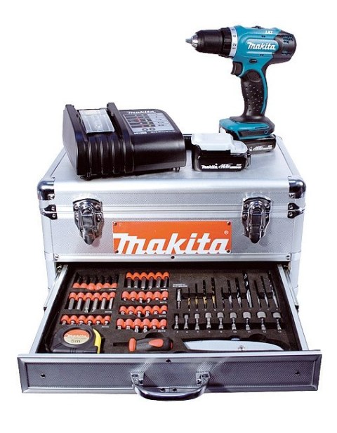 MAKITA Wiertatko-Wkrętarka akumulatorowa udarowa 18V 2*1.5AH LI 2-B