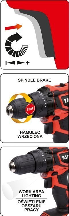 YATO Wkrętarka bezszczotkowa 18V BEZ AkumulatorA
