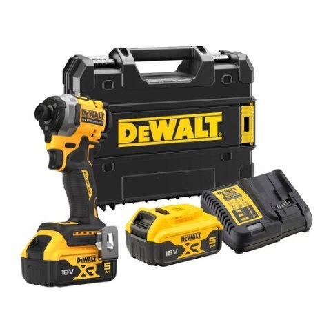 DEWALT Zakrętarka IMPACT akumulatorowa 18V 1/4'' 2*5.0AH