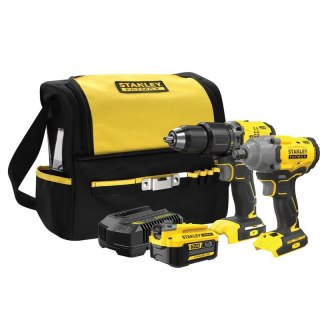 STANLEY Zestaw 18V V20 SFMCD715 + SFMCD920 1*4.0AH.