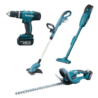 MAKITA Zestaw COMB 18V DUR181+DHP453+DUH253+DCL180 2*3.0AH