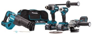 MAKITA Zestaw COMBO 40V XGT DF001G+TD001G+GA005G+JR001G 2*4.0AH TOR