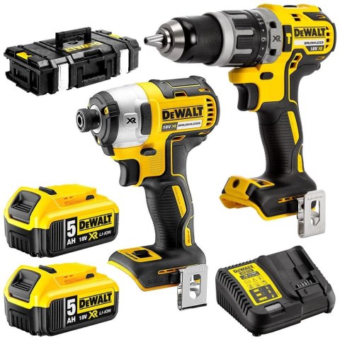 DEWALT Zestaw narzedzi DCD796+DCF887 2*5,0AH