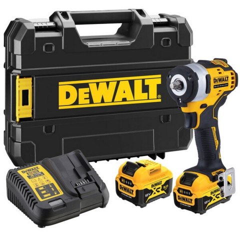 DEWALT Akumulatorowy Klucz udarowy 3/8' XR 12V 2*5.0AH TSTAK