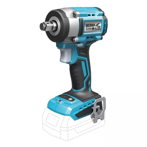 DEDRA Klucz udarowy akumulatorowa BEZSZCZOTKOWY 1/2'' 350NM 18V SAS+
