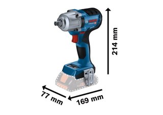 BOSCH Klucz udarowy Akumulatorowy 1/2'' GDS 18V-450PC 2*4.0AH