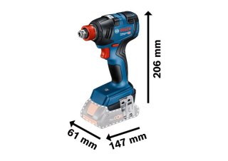 BOSCH Klucz udarowy Akumulatorowy GDX 18V-200 2*4.0AH
