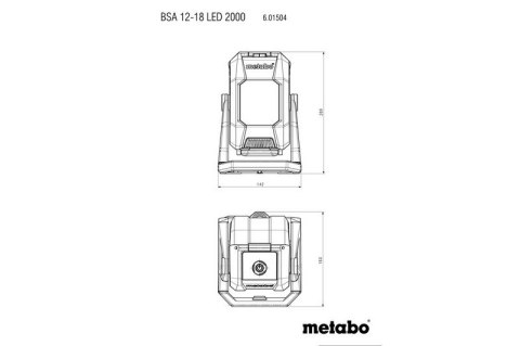 METABO Lampa budowlana BSA 12-18 LED 2000