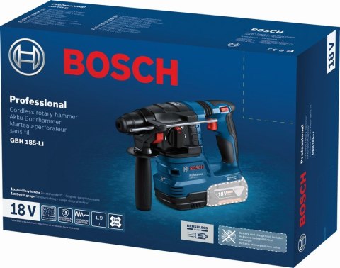 BOSCH Młot udarowo obrotowy - akumulatorowy SDS+ GBH 185-LI 0*AH