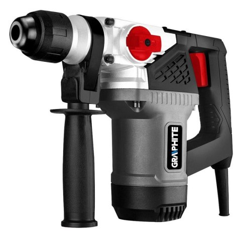 GRAPHITE Młot udarowy obrotowy SDS+ 900W, UDAR 4J WALIZKA