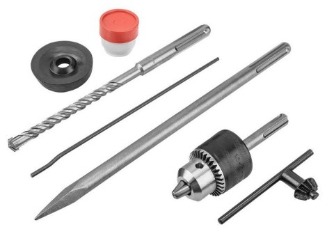 GRAPHITE Młot udarowy obrotowy SDS+ 900W, UDAR 4J WALIZKA