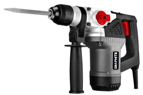 GRAPHITE Młot udarowy obrotowy SDS+ 900W, UDAR 4J WALIZKA