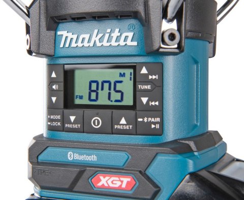MAKITA Odbiornik Radio wy FM/BT Z LAMPĄ I LATARKĄ XGT