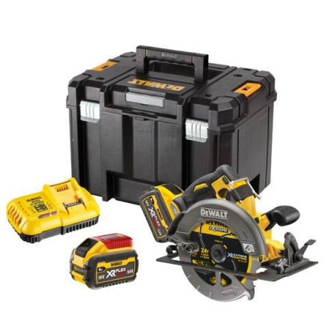 DEWALT Pilarka tarczowa akumulatorowa 190MM XR 54V 2*9.0AH TSTAK
