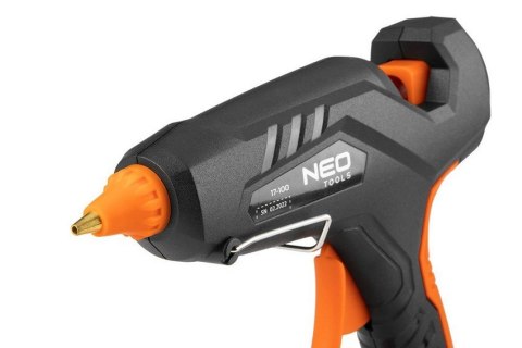 NEO Pistolet klejowy 11MM, 60/100W+12 WKŁADÓW+3 OCHRAN. PALCÓW