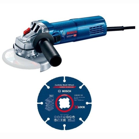 BOSCH Szlifierka kątowa 125MM GWS 9-125 S + TARCZA MULTI WHEEL