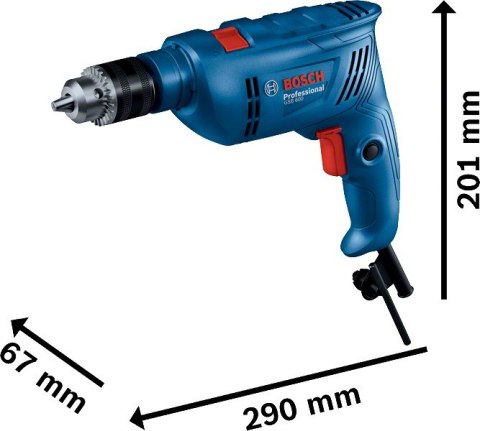 BOSCH Wiertarka udarowa GSB 600