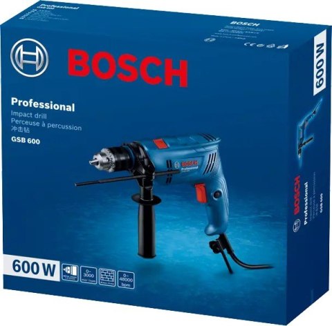 BOSCH Wiertarka udarowa GSB 600