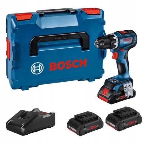 BOSCH Wiertatko-Wkrętarka akumulatorowa GSR 18V-90C 3*4.0AH