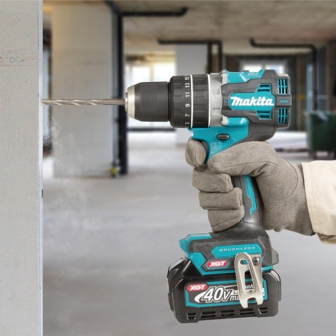 MAKITA Wiertatko-Wkrętarka akumulatorowa udarowa 40V XGT 2*2.0AH