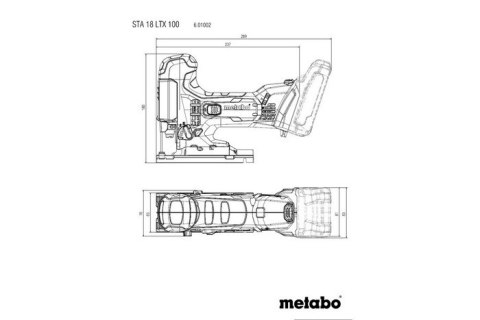 METABO Wyrzynarka akumulatorowa STA 18 LTX 100