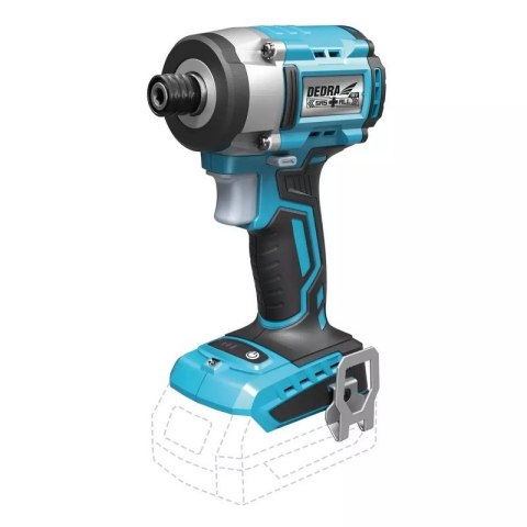 DEDRA Zakrętarka bezszczotkowa 18V 220NM 0*AH SAS+