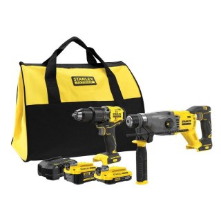STANLEY Zestaw 18V V20 SFMCD715+SFMCH900 1*4.0AH 1*2.0AH TORBA