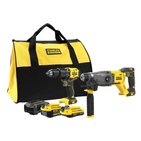 STANLEY Zestaw 18V V20 SFMCD715+SFMCH900 1*4.0AH 1*2.0AH TORBA