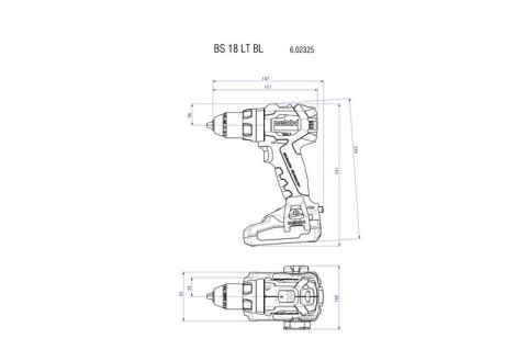 METABO Zestaw COMBO 18V BS 18 LT BL + SSW 18 LT 300 BL 2*5.2AH