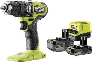 RYOBI akumulatorowa WIERT.-WKRĘT. UDAR. RPD18BL-2C42S 18V 1*2.0AH 1*4.0AH