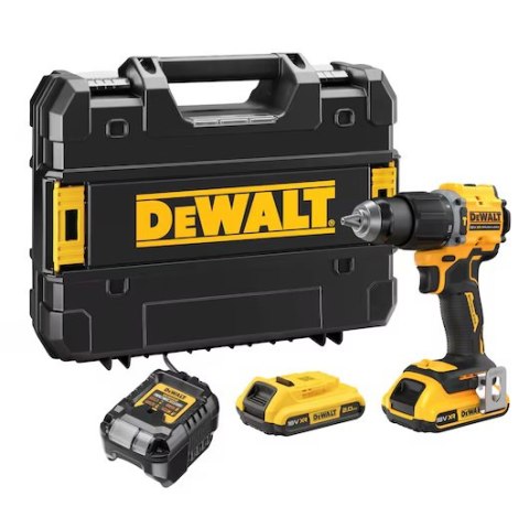 DEWALT akumulatorowa Wiertatko-Wkrętarka Z UDAREM XR 18V 2*2.0AH