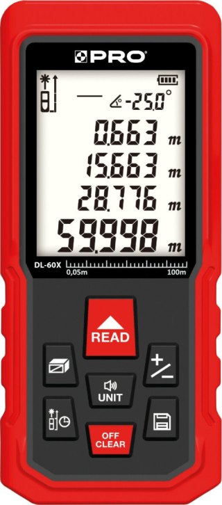 PRO Dalmierz laserowy DL-60X