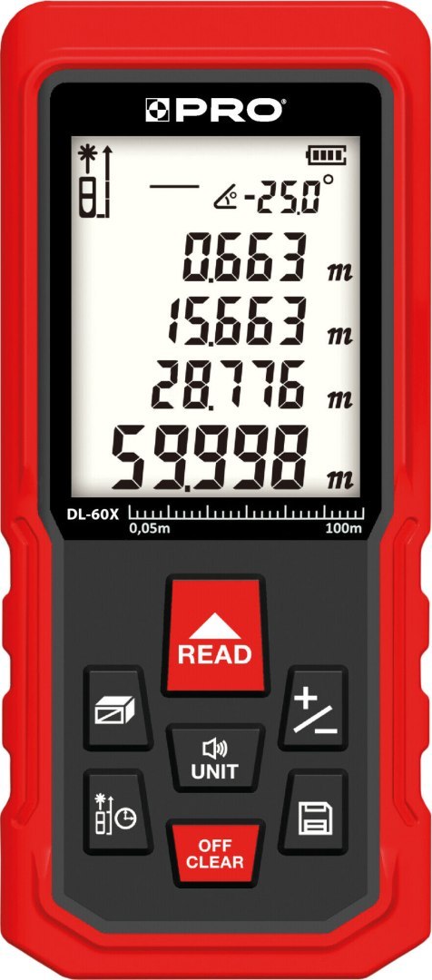 PRO Dalmierz laserowy DL-60X